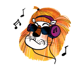 Gold Lion sticker #8171668