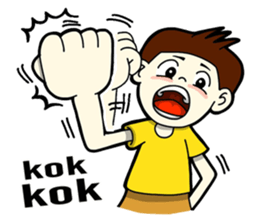 K boy (Touch Your Screen) sticker #8258256