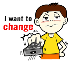 K boy (Touch Your Screen) sticker #8258267