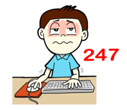 K boy (Touch Your Screen) sticker #8258280