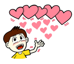 K boy (Touch Your Screen) sticker #8258282