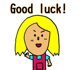 Usual mother stamp(English) sticker #8339513