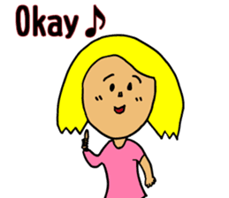 Usual mother stamp(English) sticker #8339516