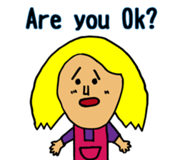 Usual mother stamp(English) sticker #8339523