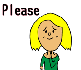 Usual mother stamp(English) sticker #8339524