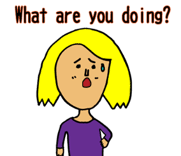 Usual mother stamp(English) sticker #8339534