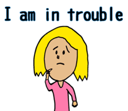 Usual mother stamp(English) sticker #8339535