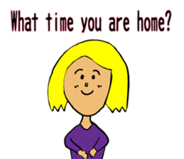 Usual mother stamp(English) sticker #8339538