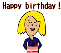 Usual mother stamp(English) sticker #8339539