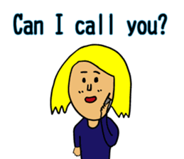 Usual mother stamp(English) sticker #8339542