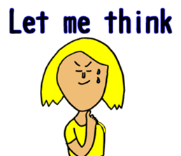 Usual mother stamp(English) sticker #8339544