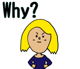 Usual mother stamp(English) sticker #8339545