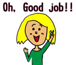 Usual mother stamp(English) sticker #8339547