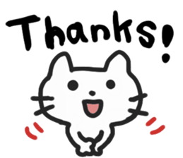 white cool cats sticker #8353342