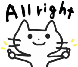 white cool cats sticker #8353343