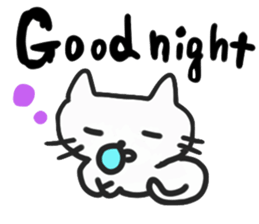 white cool cats sticker #8353345