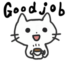 white cool cats sticker #8353347