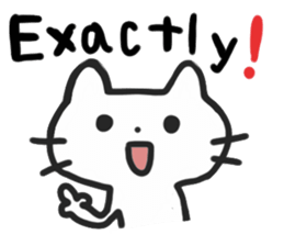 white cool cats sticker #8353348