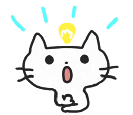 white cool cats sticker #8353349