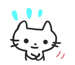 white cool cats sticker #8353354
