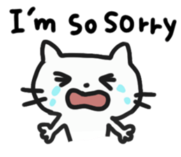 white cool cats sticker #8353360