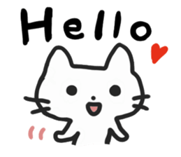 white cool cats sticker #8353364