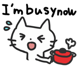 white cool cats sticker #8353367