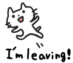 white cool cats sticker #8353368