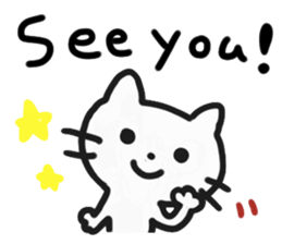 white cool cats sticker #8353370