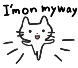 white cool cats sticker #8353372