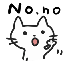 white cool cats sticker #8353376