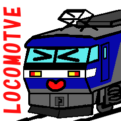 TRAIN STICKER TYPE LOCOMOTIVE Ver.1