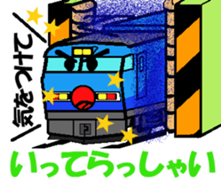 TRAIN STICKER TYPE LOCOMOTIVE Ver.1 sticker #8407912