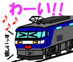 TRAIN STICKER TYPE LOCOMOTIVE Ver.1 sticker #8407926