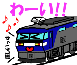 TRAIN STICKER TYPE LOCOMOTIVE Ver.1 sticker #8407926