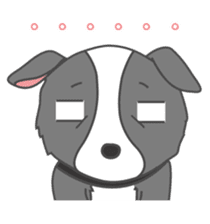 Q version lock pet dog-Cool guys lovable sticker #8410311