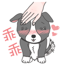 Q version lock pet dog-Cool guys lovable sticker #8410314