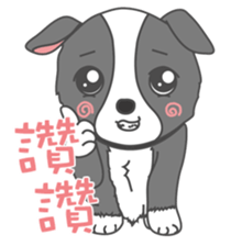 Q version lock pet dog-Cool guys lovable sticker #8410328