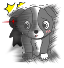 Q version lock pet dog-Cool guys lovable sticker #8410335