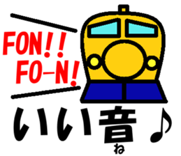 TRAIN STICKER "Railroad photographer" 1 sticker #8445462