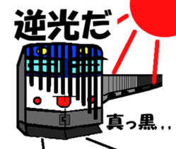 TRAIN STICKER "Railroad photographer" 1 sticker #8445480