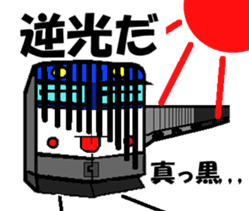 TRAIN STICKER "Railroad photographer" 1 sticker #8445480