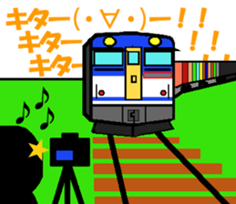 TRAIN STICKER "Railroad photographer" 1 sticker #8445483