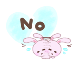 Momotan of rabbit in pastel colors sticker #8473600