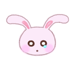 Momotan of rabbit in pastel colors sticker #8473602