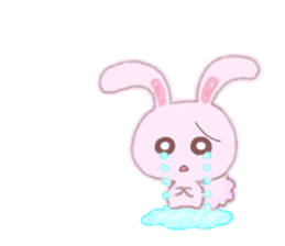 Momotan of rabbit in pastel colors sticker #8473604