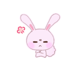 Momotan of rabbit in pastel colors sticker #8473619