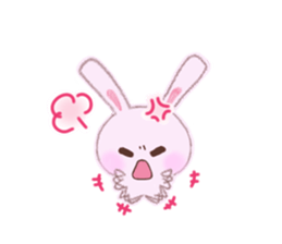 Momotan of rabbit in pastel colors sticker #8473620