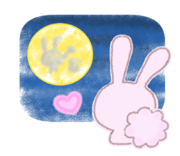 Momotan of rabbit in pastel colors sticker #8473622