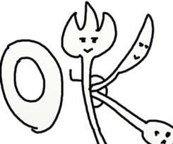 FORK KNIFE SPOON sticker #8480155